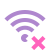 water color style wi fi disconnected icon