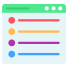 Web List icon