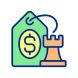 strategia di prezzo icon