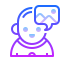 gradient style 사진 촬영 예약 icon