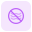 No swimming due to coronavirus pandemic situation icon