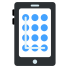 mobile pattern lock icon