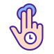 Double Finger Holding icon