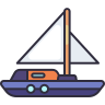 Barco à vela pequeno icon