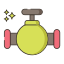 válvula de óleo externa-óleo-gás-flaticons-linear-color-flat-icons icon