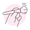 handsy style 화장품 브러쉬 icon