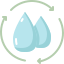 recycle water icon