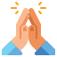 Praying icon