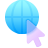 glassmorphism style 인터넷 icon