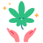 Foglia di Marijuana icon