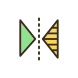 vertical reflection icon