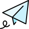 Aereo di carta icon