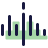 pulsar color style audio skimming icon