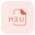 M3U is a computer file format for a multimedia playlist icon