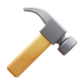 3d fluency style 망치 icon