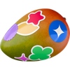 3d stickle style mango with stickers icon