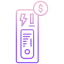 money paying machine icon