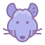 cute color style year of rat icon