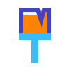 avantgarde style 페인트 브러시 icon