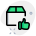 Thumbs up positive feedback of an item delivered timely icon