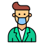 avatars-de-psychiatre-externe-avec-masques-médicaux-autres-iconmarket-2 icon
