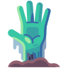 Hand graveyard icon