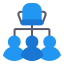 grupo de usuário homem mulher icon