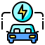electric car icon