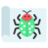 file-bug-esterno-sicurezza-internet-piatto-vol-2-vettorilab icon