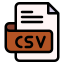 PDF to CSV Icon