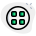 menú-de-circulo-externo-aplicaciones-aisladas-en-fondo-blanco-aplicaciones-verde-tal-revivo icon