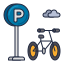 自行车停放 icon