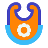avantgarde style bib icon