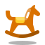 arcade style 흔들 목마 icon