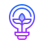 gradient style greentech icon