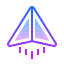 gradient style email send icon