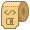 office s style roll of tickets icon