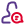 utente in chat icon