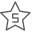 cinco estrellas icon