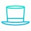 top hat icon
