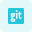 Git is designed for coordinating work among programmers icon
