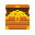 skeuomorphism style 보물 상자 icon