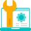 maintenance laptop icon