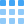 Menu square boxes setup in rows and column icon