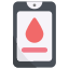 외부-스마트폰-헌혈-베어아이콘-플랫-베어아이콘 icon