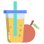 peach juice icon