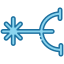starred trident icon