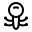 puffy outline style grand master key icon