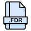 외부-fdr-텍스트-파일-확장-creatype-filed-outline-colorcreatype icon