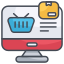 Online Shopping   ( sc) icon